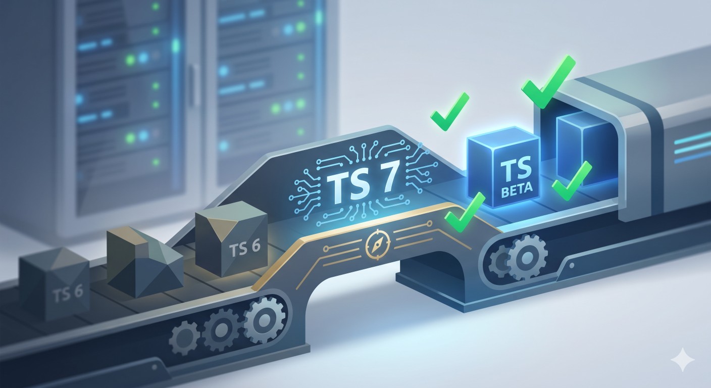 A digital assembly line for updating software to TS 7.